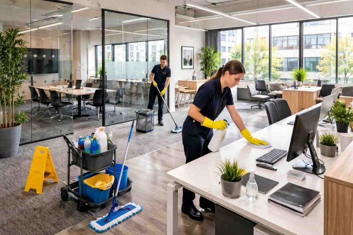 High standard office cleaning