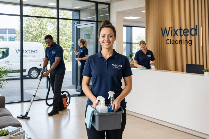Professional Wixted cleaning scene